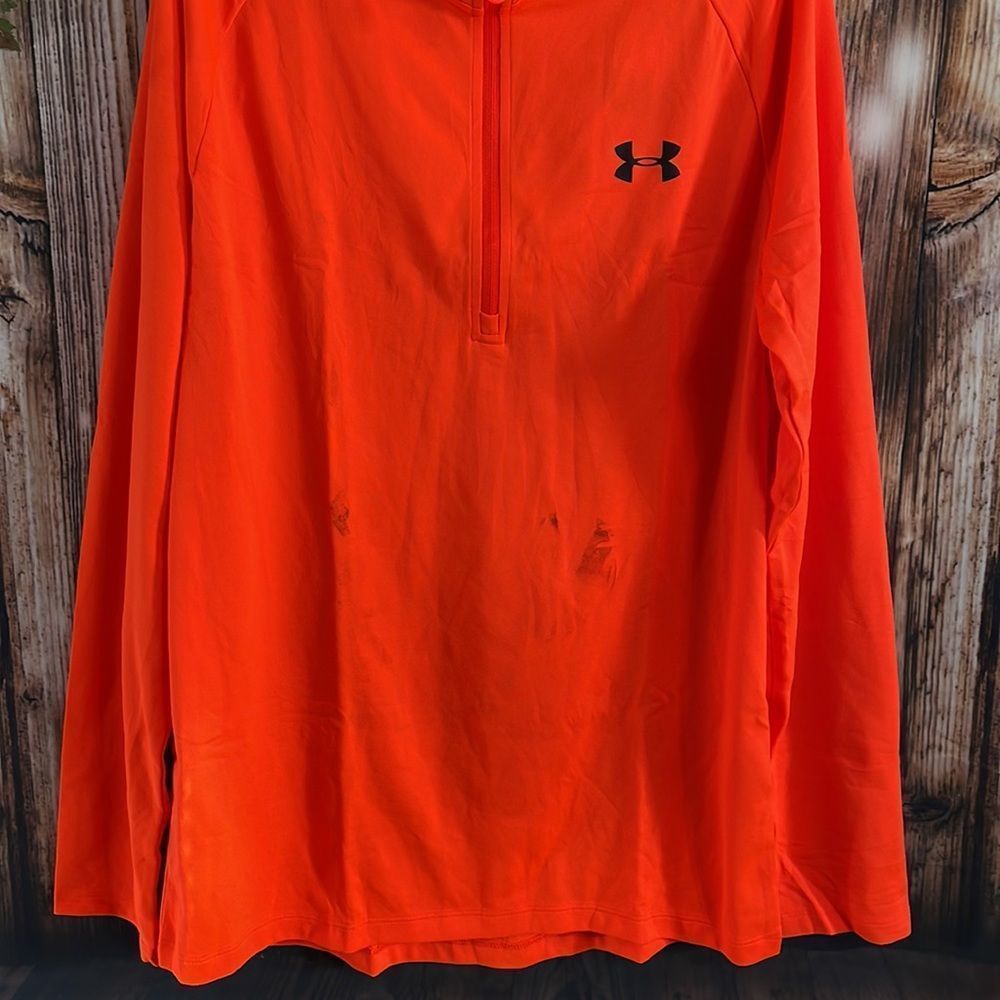 Under Armour Men's Tech 2.0 1/2 Zip Sweater - Phoenix Fire - S - Picture 3 of 10